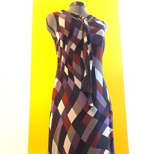 Layered Chiffon 60s Style Dress